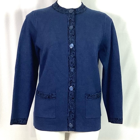 Castle of Ireland-wool cardigan-size 12 - Picture 1 of 8